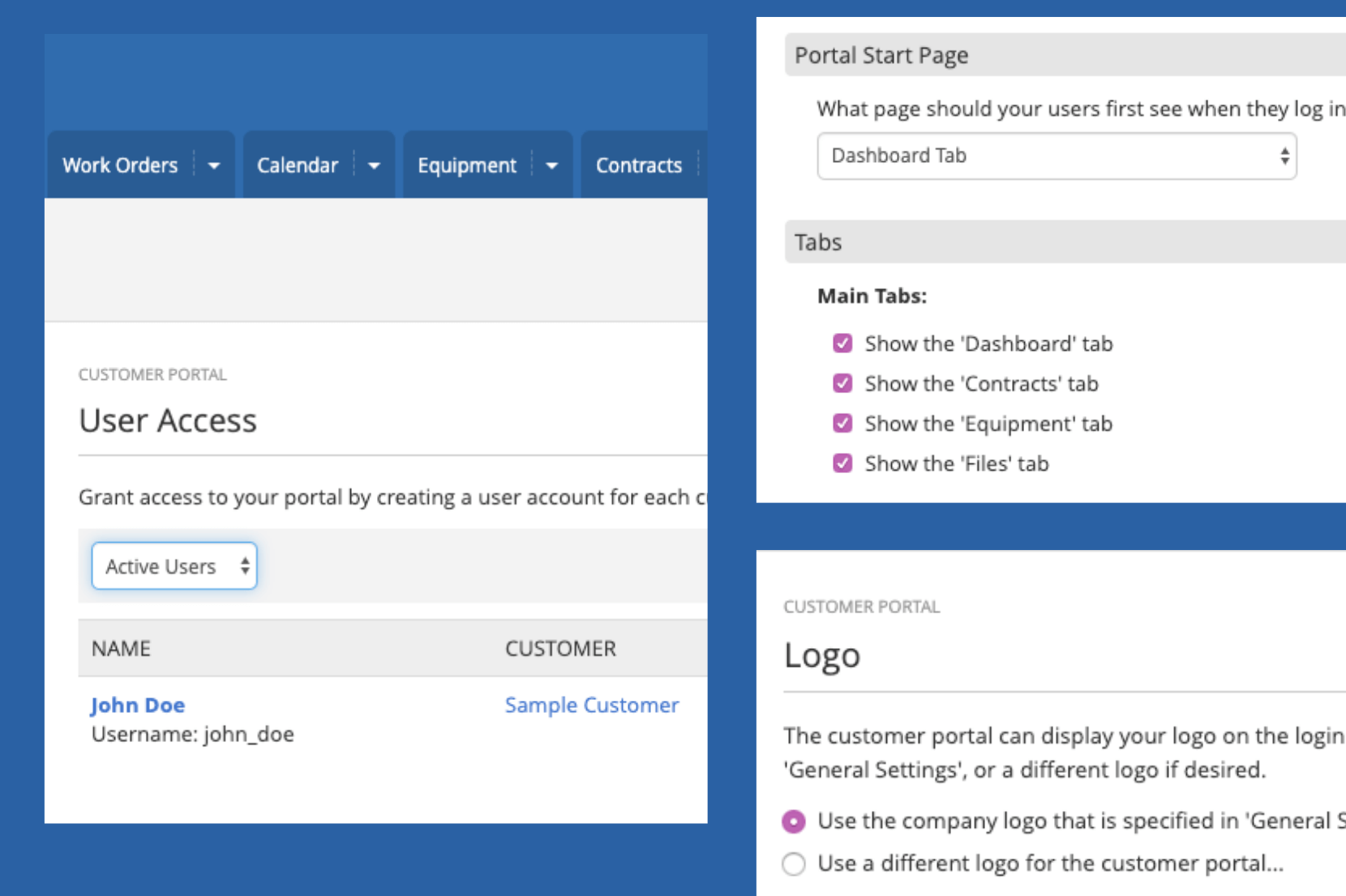 field service customer portal